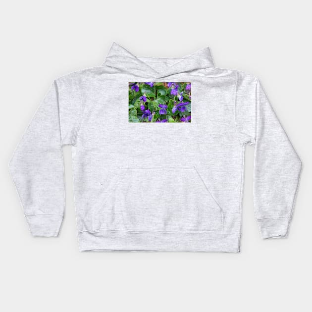 violets Kids Hoodie by ylleloog